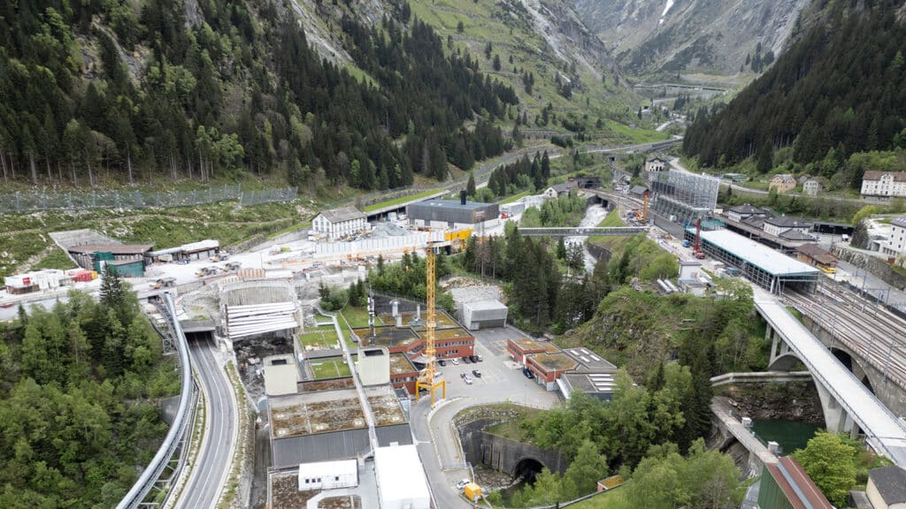 Gotthard Baustelle